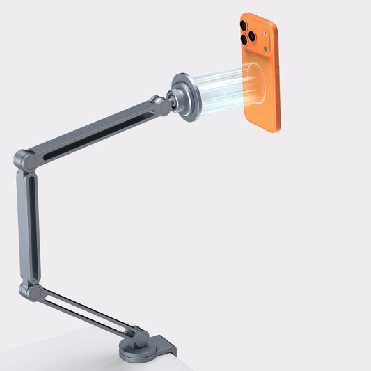 Magnetic Tablet / Smartphone Mount ErgoPro Desk Clamp, gray