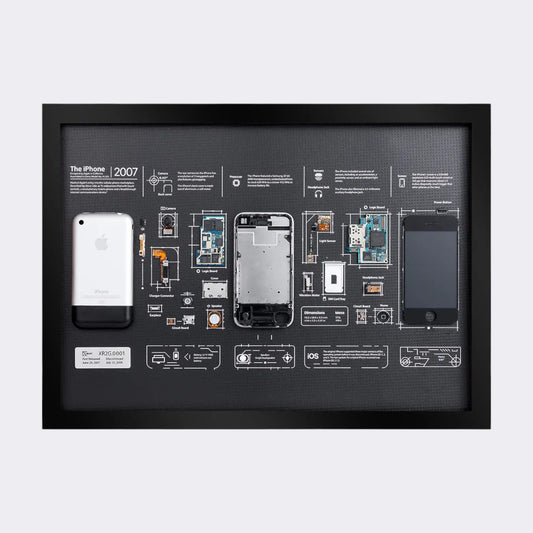 XreArt iPhone 1st Generation Frame Limited  – Iconic Tech Memorabilia for Home or Office Decor - Limited edition