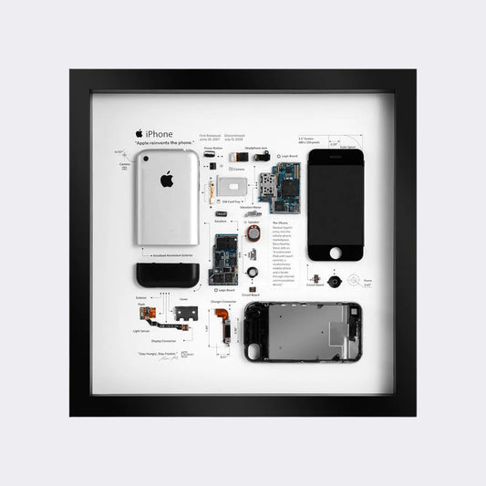 XreArt iPhone 1st Generation Frame – Iconic Tech Memorabilia for Home or Office Decor