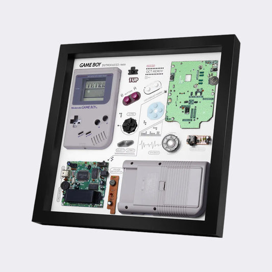 XreArt Game Boy Original Frame – Iconic Tech Memorabilia for Home or Office Decor