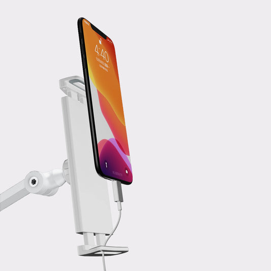 Desk Stand ErgoFix H1 for Smartphones and Tablets white