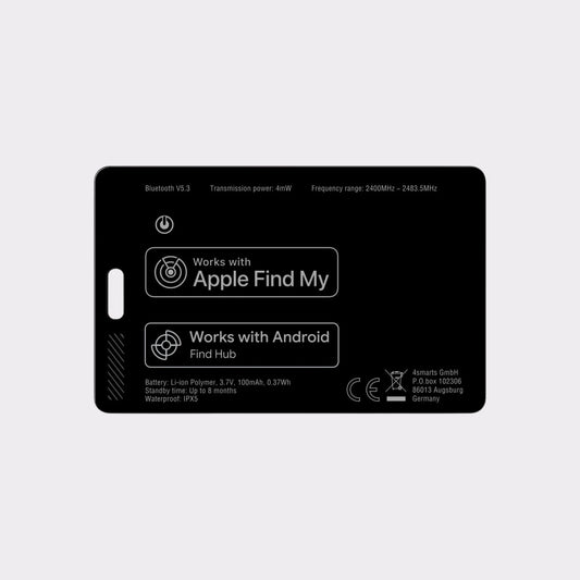 Location Finder SkyTag Card Duos ReCharge, black