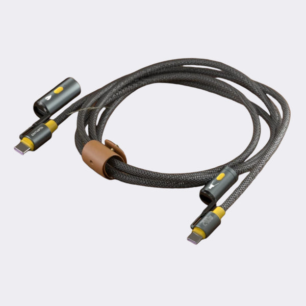 Explorer 3-in-1 USB-C Cable 240W (1.5m) | Fast Charging with Built-in Lighter & Flashlight