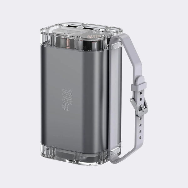 Outdoor Lucid Ultra Power Bank 40000mAh 100W – Waterproof with LED Light & Color Screen Display